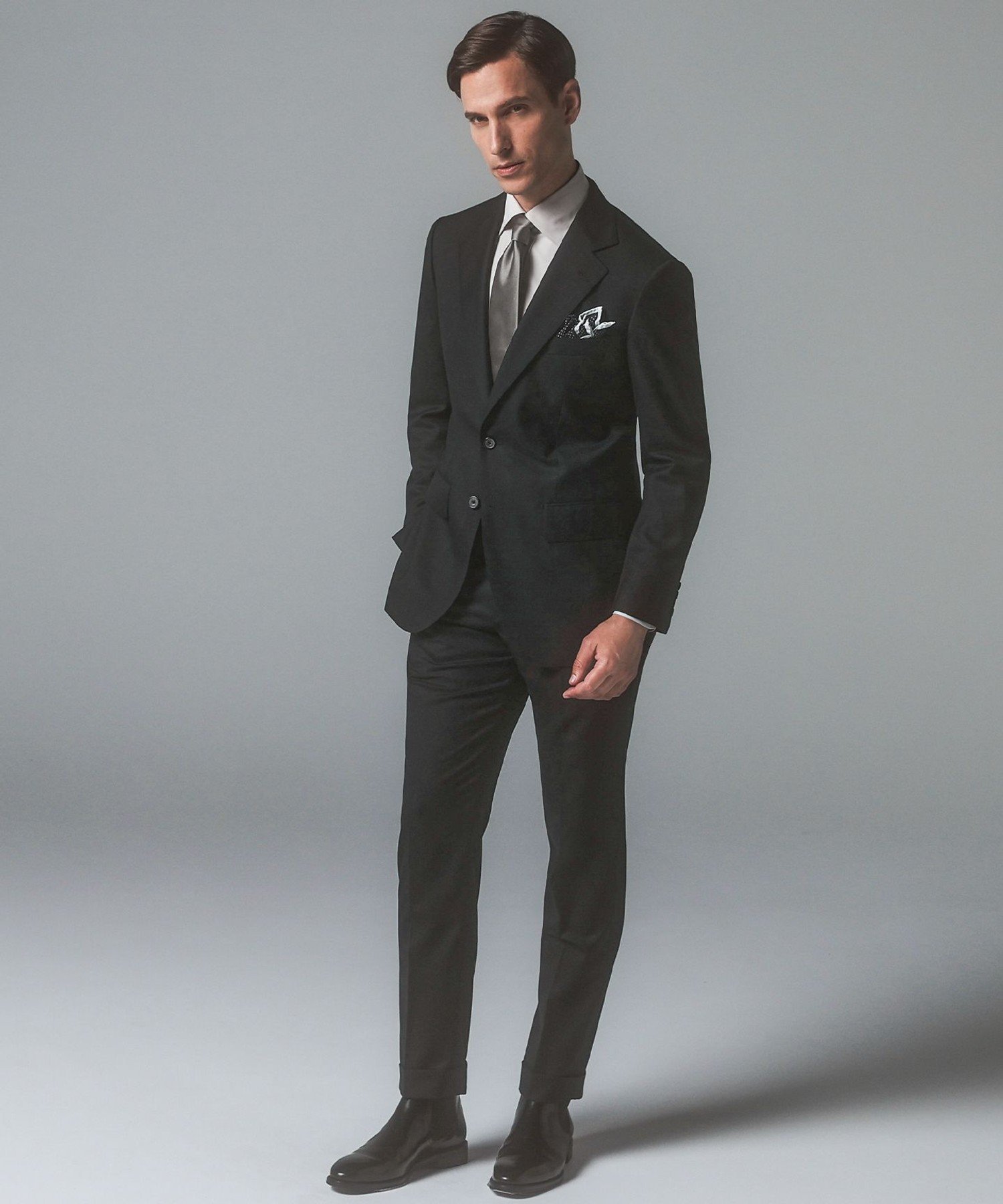 【SALE/20%OFF】GOTAIRIKU シワになりにくい【御幸毛織/みゆきけおり】Superior160s 3ピーススーツ(グレー) ゴタイリク スーツ・...