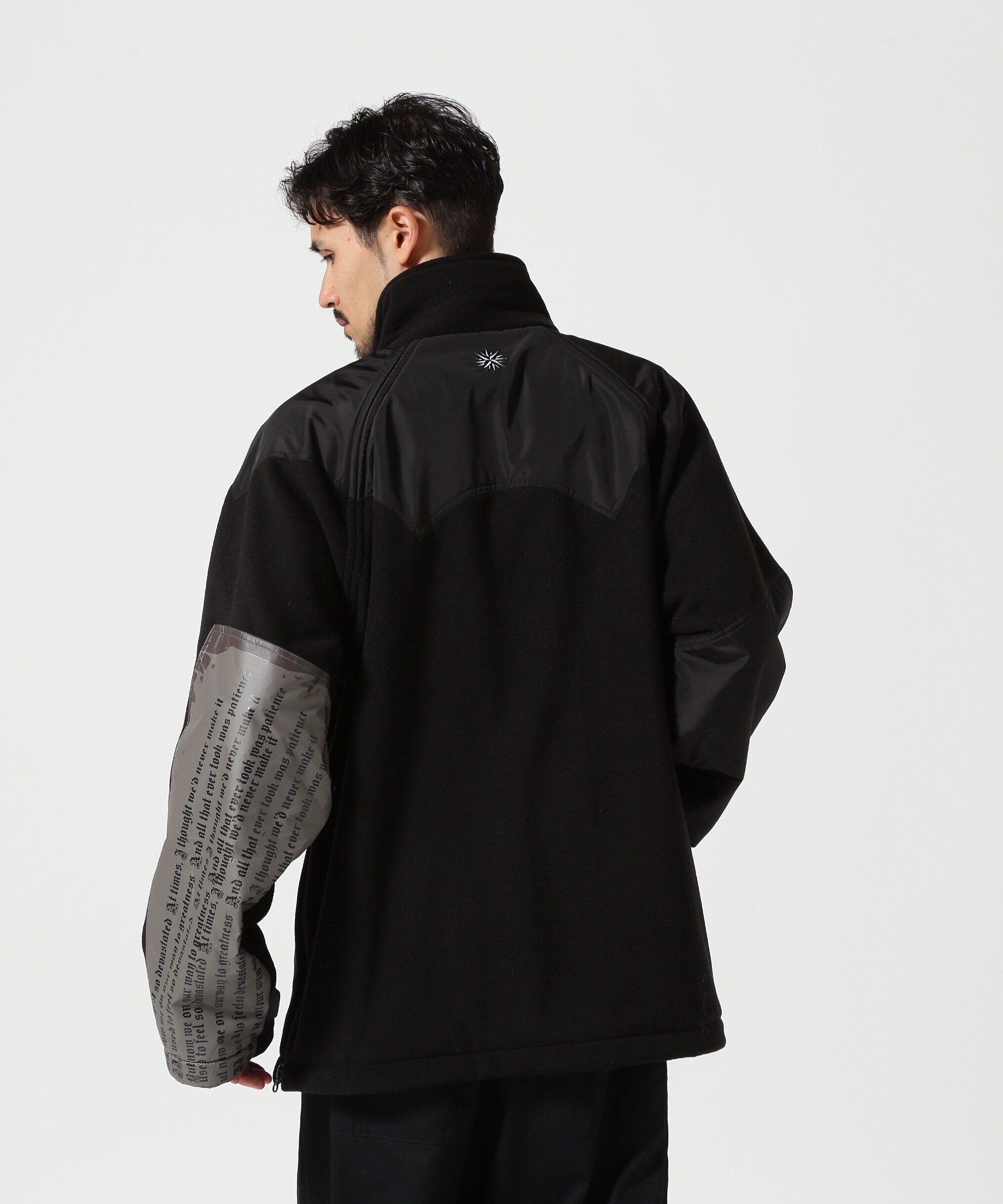 Children of the discordance / FLEECE JACKET ビーセカンド ジャケット・アウター ブルゾン・ジャンパー グレー ブラック