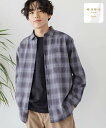 GLOBAL WORK サラサマレギュラーシャツ/長袖/234563 グローバルワーク トップス シャツ・ブラウス グレー ブルー ブラック グリーン ホワイト...
