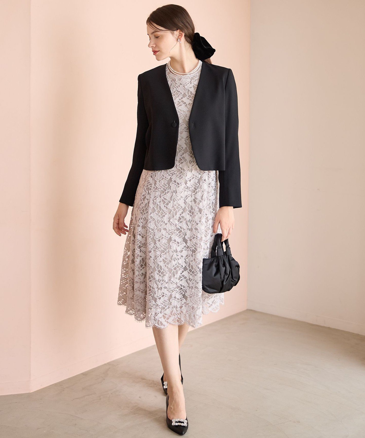 【SALE／20%OFF】23区 【APPLAUDIR】ドレープバッグ ニジュウサンク バッグ ショルダーバッグ ブラック【送料無料】 stylife-14928676 Rakuten Fashion サンプル画像3