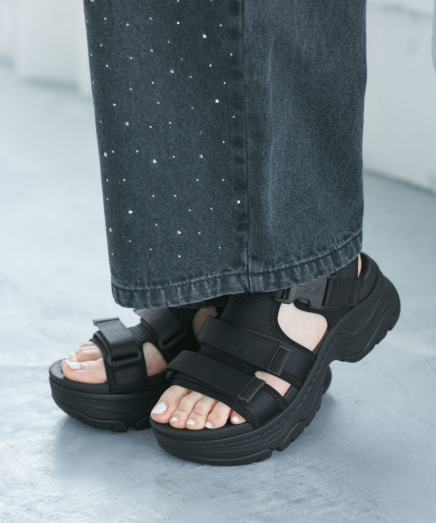 ROPE' PICNIC PASSAGE 【TEVA/テバ】HURRICANE AMPSOLE GAILA ロペピクニック シューズ・靴 サンダル ブラック ベージュ【送料無料】