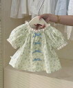 aimoha KIDS 【aimoha-KIDS】キッズ リボン付き小花柄フリルブラウス アイモハ トップス シャツ・ブラウス