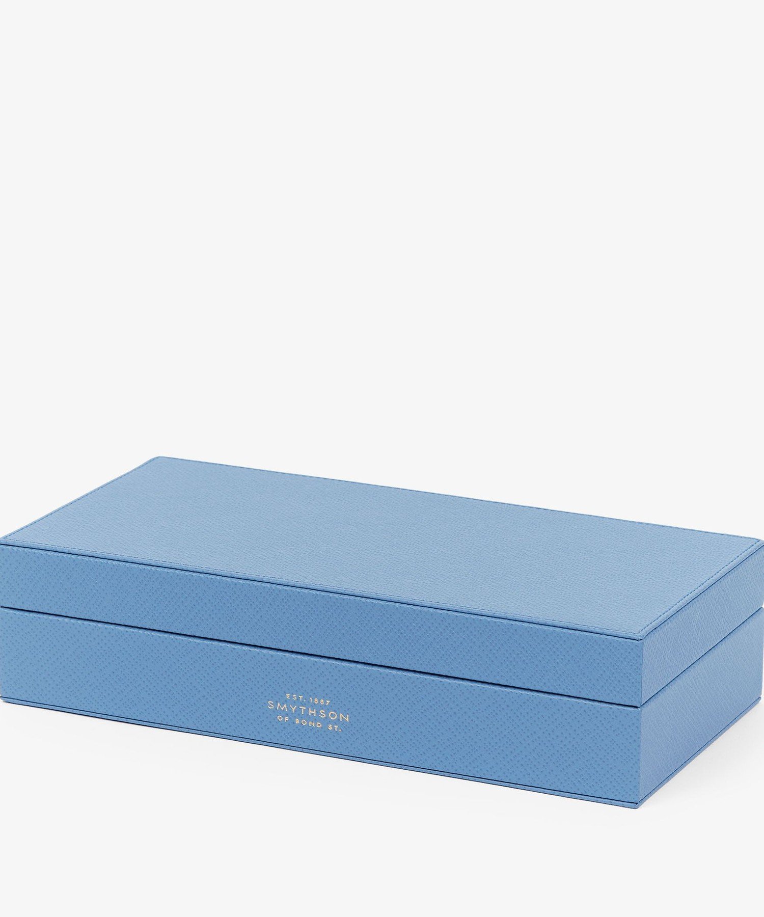 SMYTHSON Panama Small Box スマイソン ファッション雑貨 その他のファッション雑貨 ブルー【送料無料】