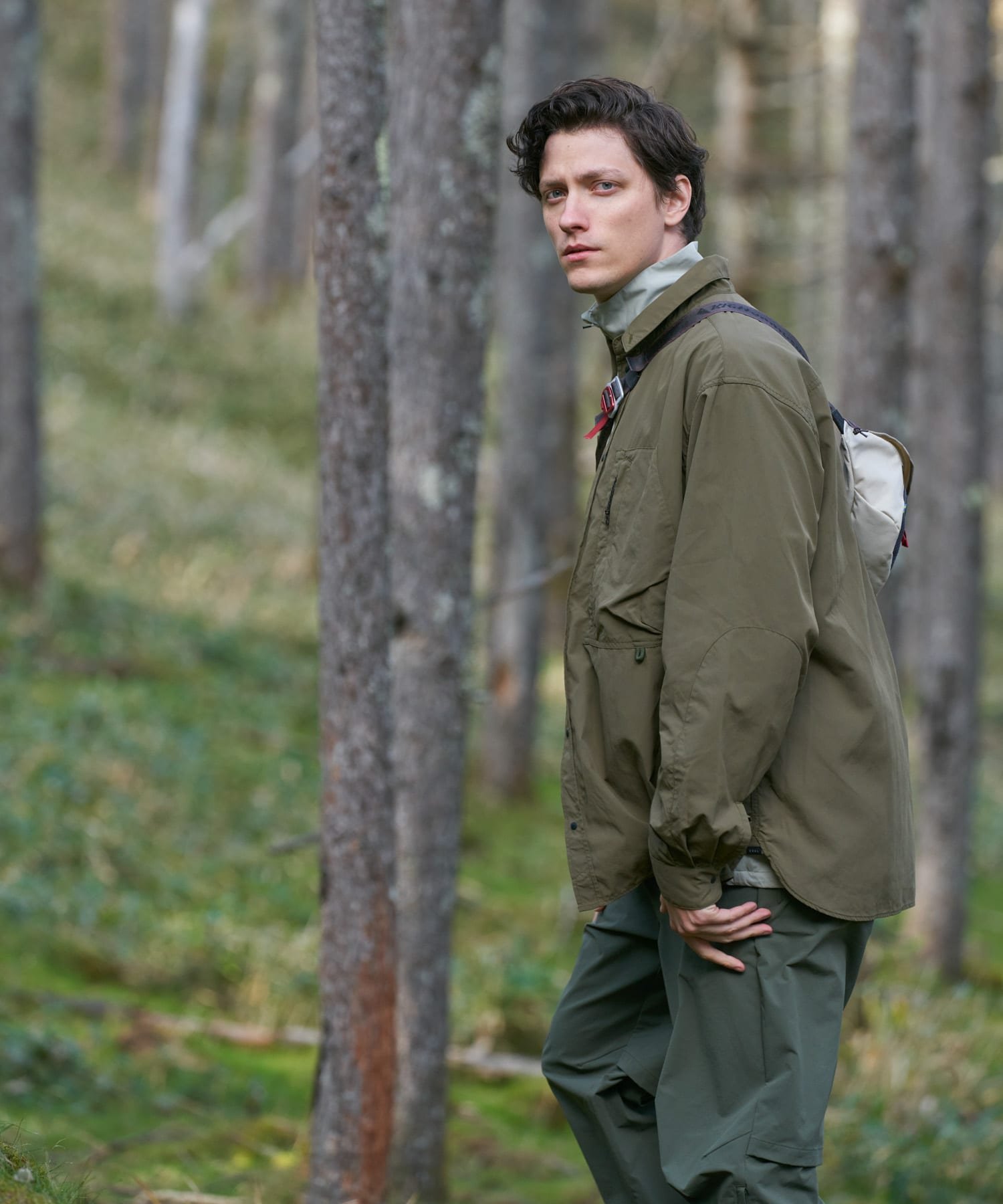 EKAL HIKE SHIRTS アーバンリサーチドアーズ トップス シャツ・ブラウス グリーン ブラック【送料無料】