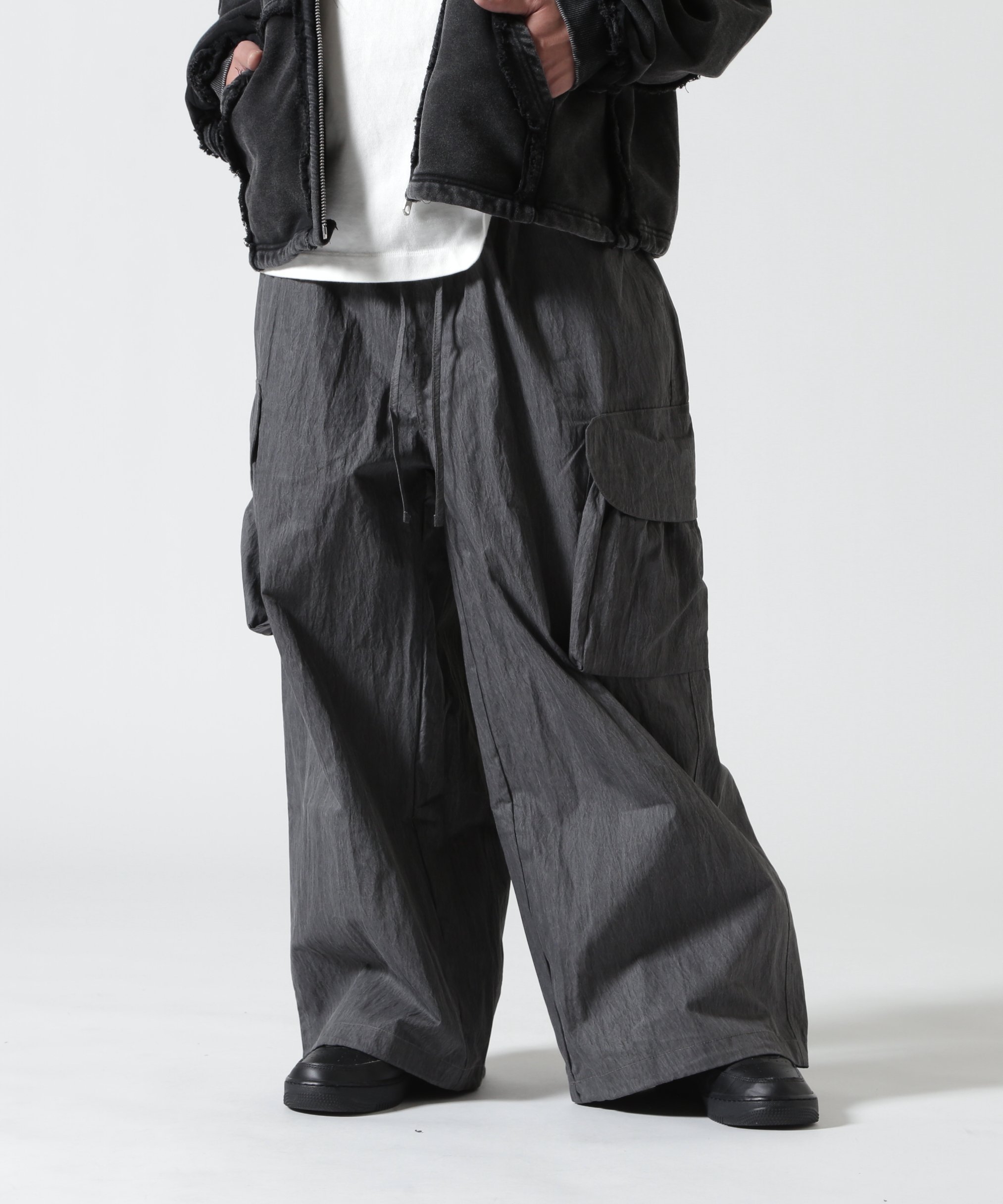 B omnivore/ビーオムニボー NC CARGO PANTS ビーバー パンツ その他のパンツ ブラック グレー