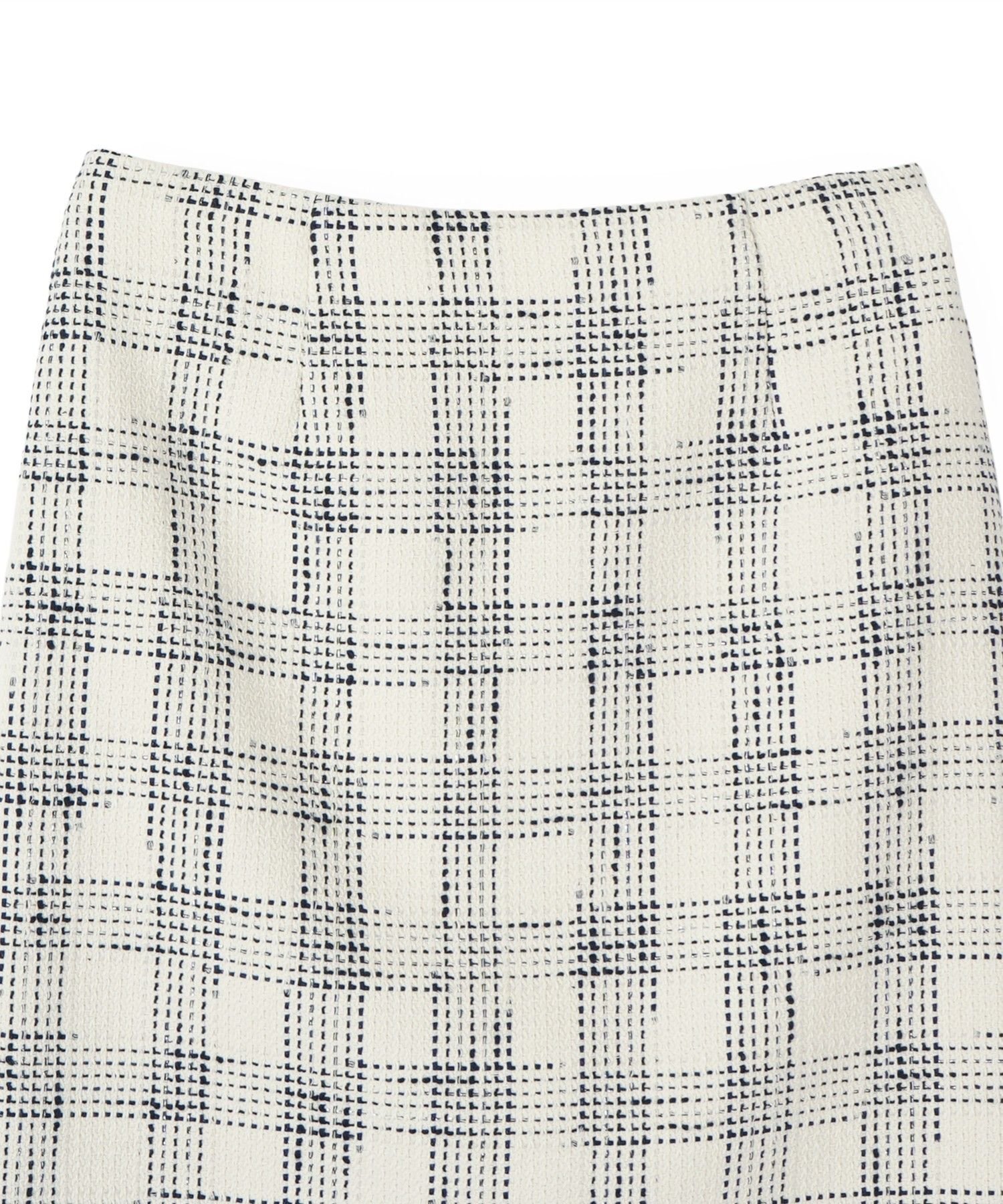 LANVIN COLLECTION シャイニーチェックツイードスカート ランバン コレクション スカート その他のスカート ブラック【送料無料】