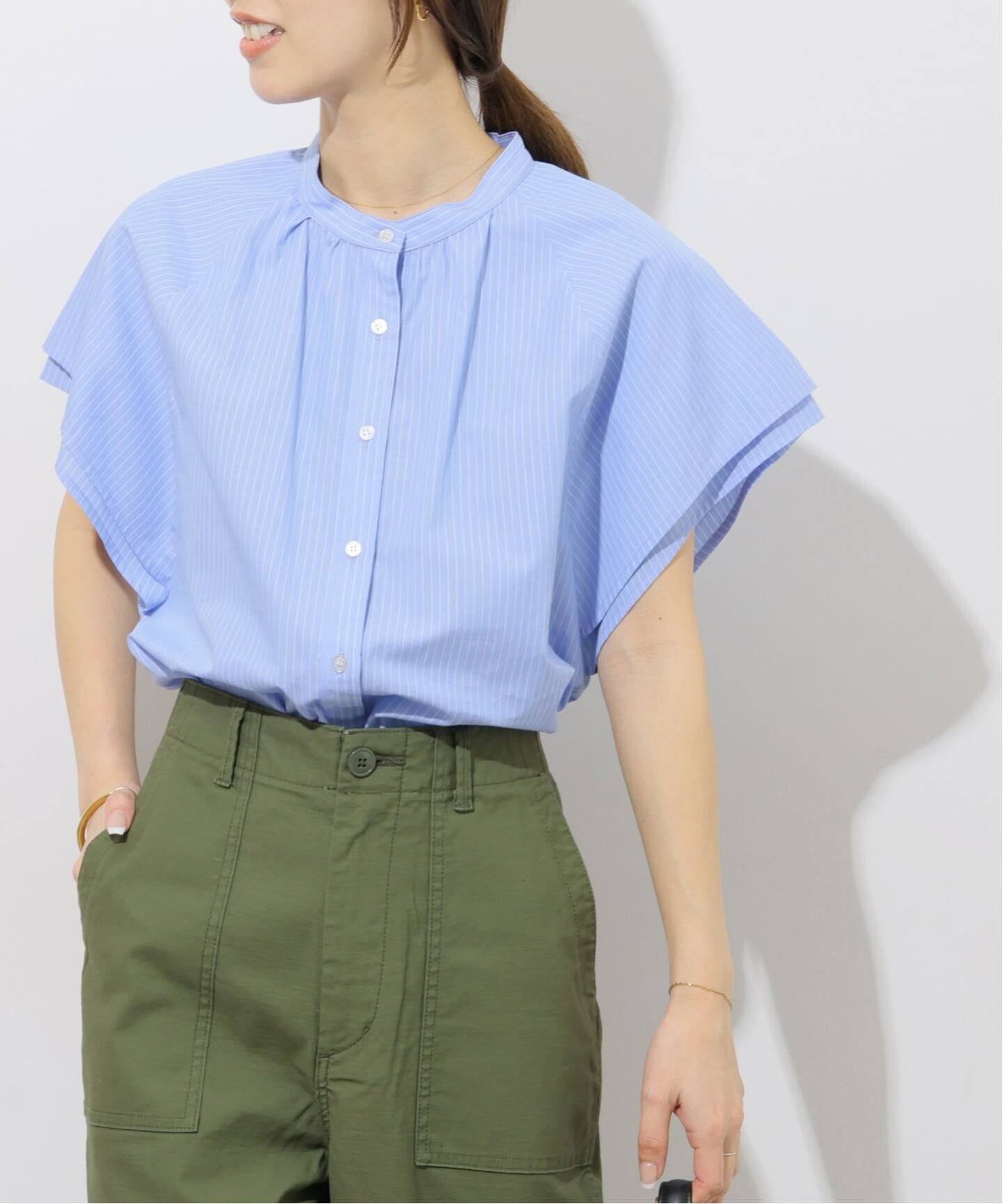 【SALE／30%OFF】JOURNAL STANDARD relume フリルスリーブブラウス ジャーナル ス...