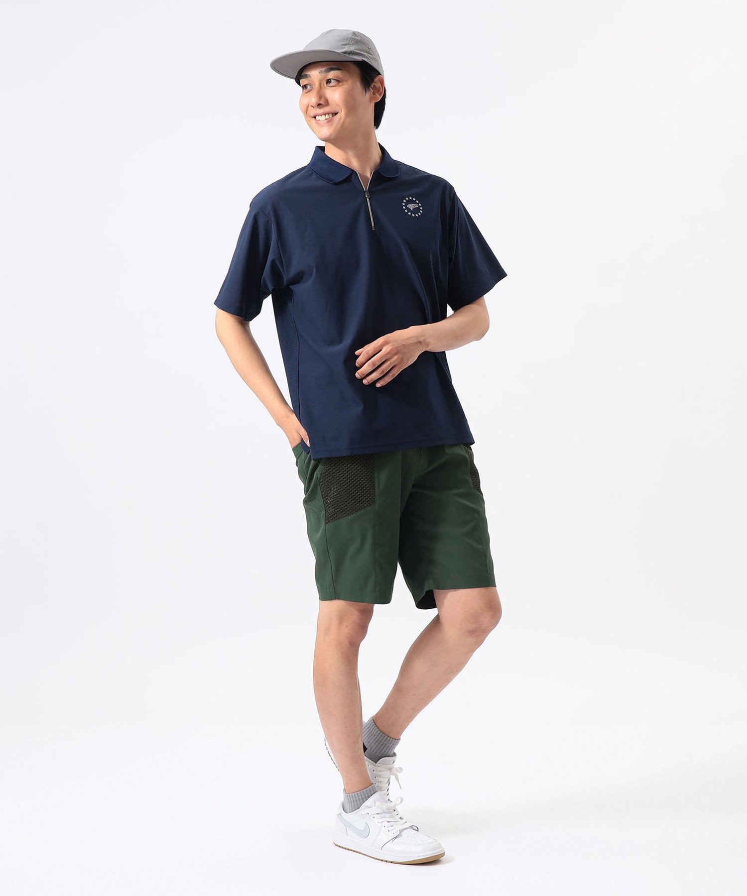 BEAMS GOLF ORANGE LABEL ORANGE LABEL / 撥水 ストレッチ メッシュポケット ショーツ ビームス ゴルフ パンツ その他のパンツ ブラック グリーン【送料無料】