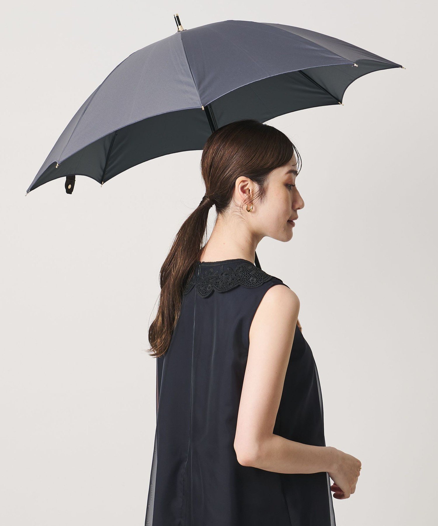 【SALE／30%OFF】UNITED ARROWS 無地 晴雨兼用 長傘 ユナイテッドアローズ ファッション雑貨 傘・長傘 グレー ベージュ グリーン【送料無料】