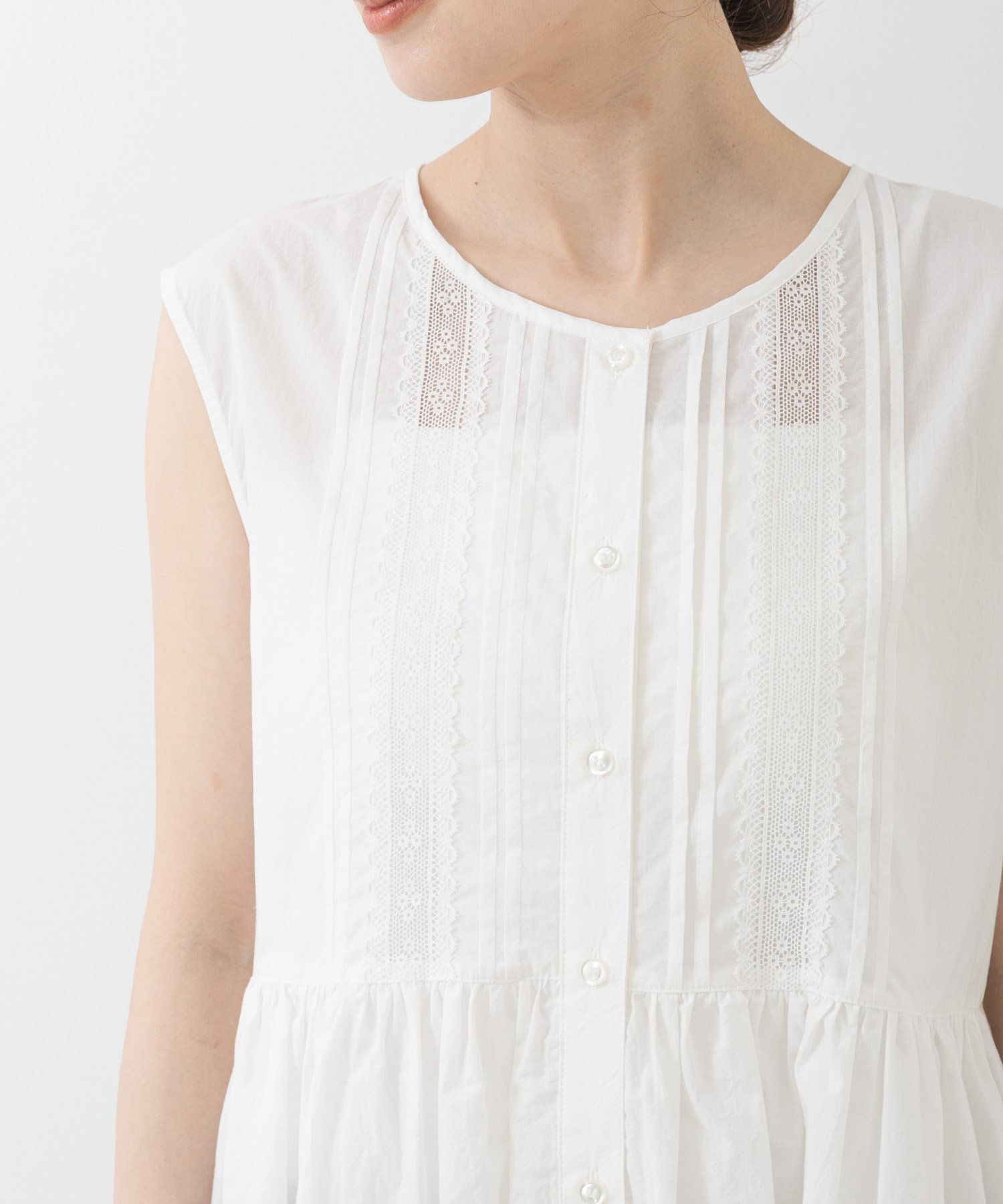 Picchi Nia PRESSED WHITE アーバンリサーチ トップス シャツ・ブラウス ホワイト