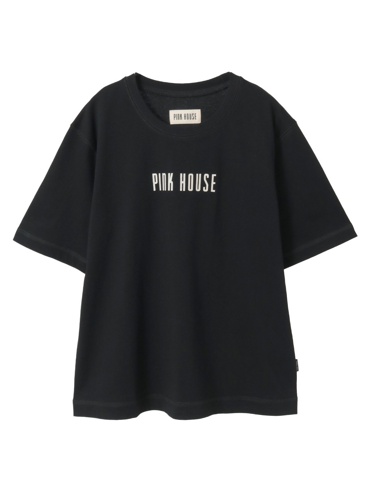 PINK HOUSE ロゴプリントカットソー ピンクハウス トップス カットソー・Tシャツ ピンク ブルー ブラック