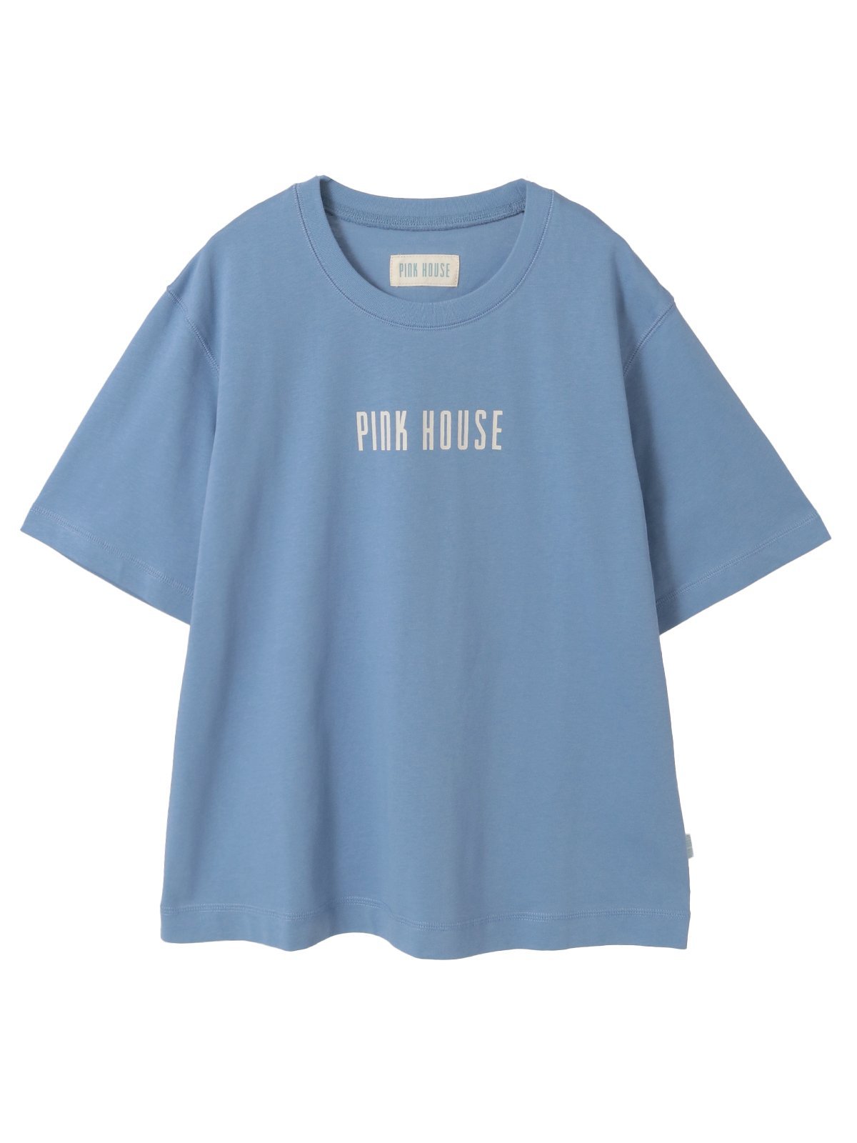 PINK HOUSE ロゴプリントカットソー ピンクハウス トップス カットソー・Tシャツ ピンク ブルー ブラック