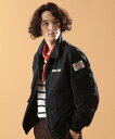 アヴィレックス 【SALE／50%OFF】AVIREX AVIREX ケーブ ジャケット/AVIREX CAVE JACKET アヴィレックス ジャケット・アウター ブルゾン・ジャンパー ネイビー ブラック ホワイト レッド カーキ【送料無料】