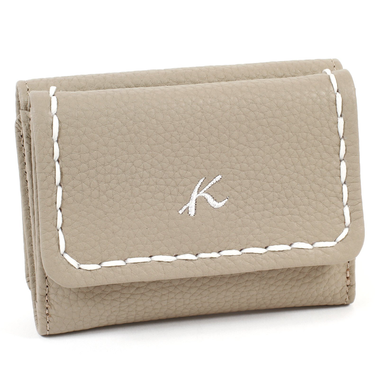 Kitamura (W)三折財布 YH0211 キタムラ 財布・ポーチ・ケース 財布 ネイビー イエロー ベージュ ブルー【送料無料】