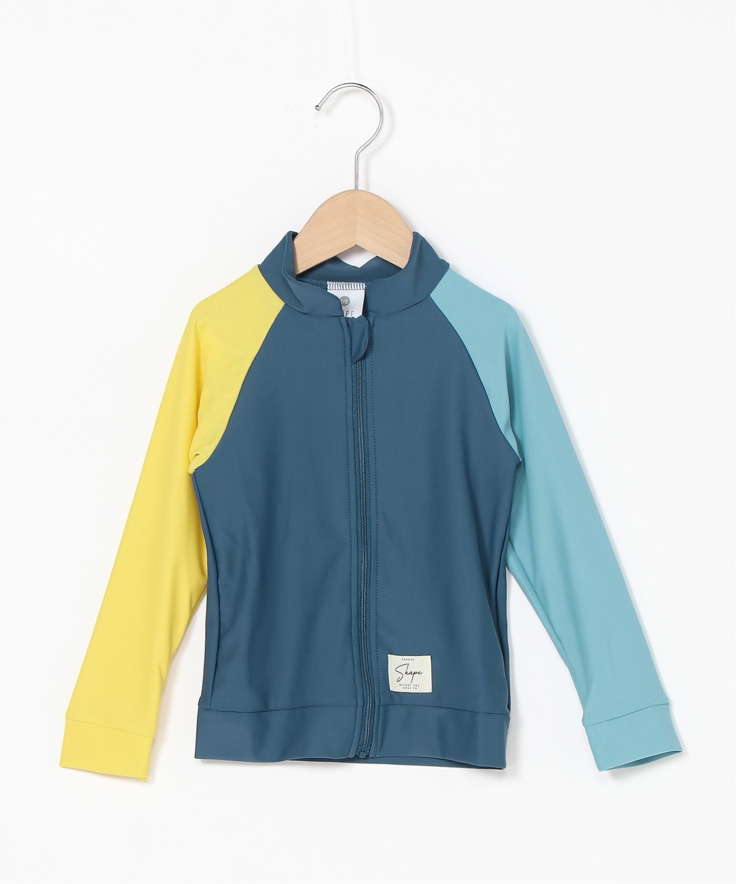 【SALE／50%OFF】SKAPE SKAPE/ボーイズラッシュガード シ・シュ・ノン 水着・スイムグッズ ラッシュガード ホワイト ネイビー