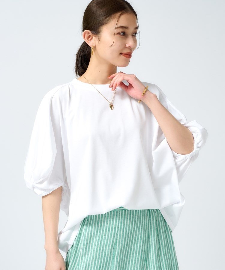 楽天Rakuten FashionUNTITLED 【Liyoca】バルーンプルオーバー アンタイトル トップス カットソー・Tシャツ ホワイト ブラック ベージュ【送料無料】