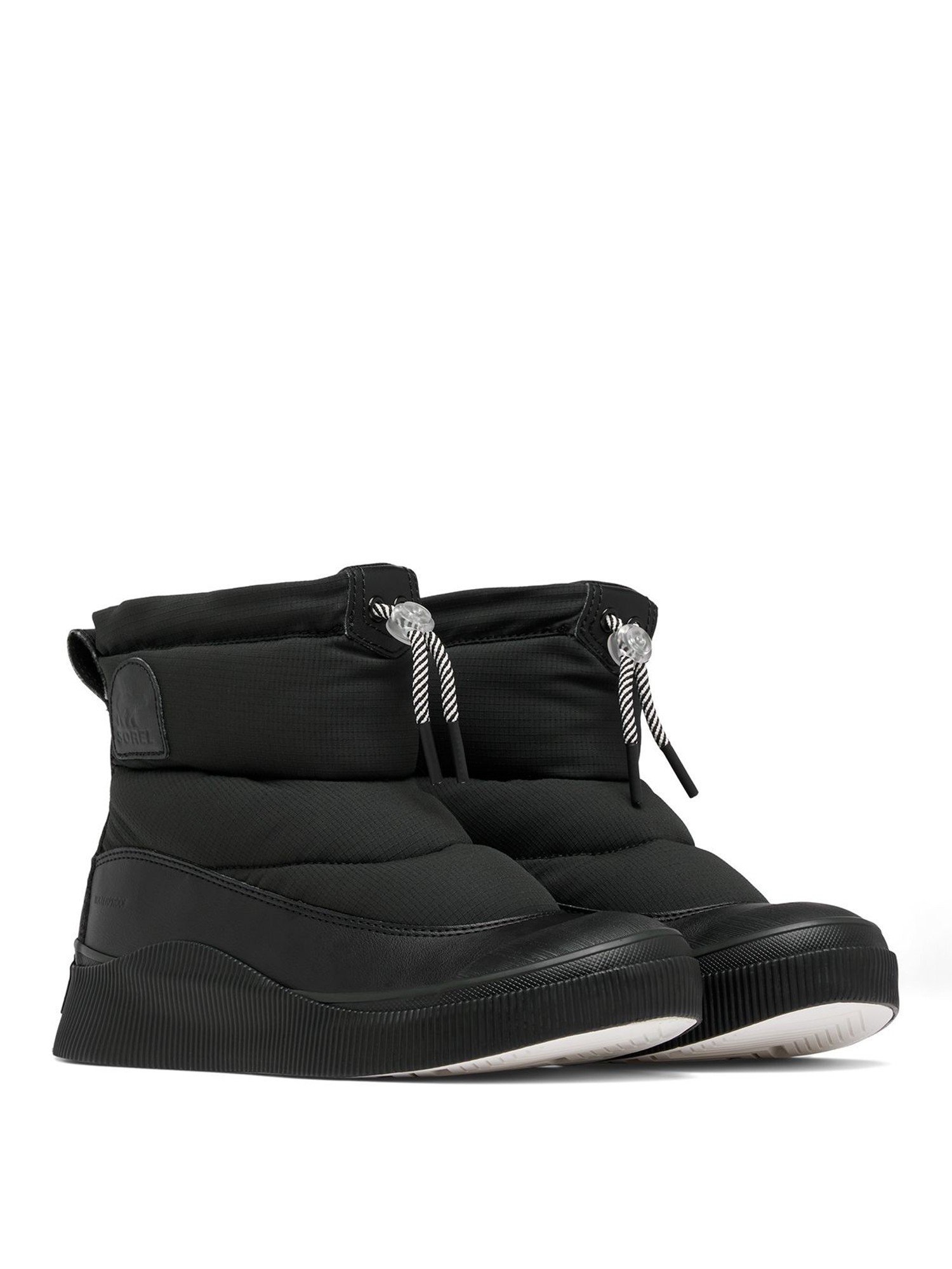 【SALE／30%OFF】SOREL SOREL/ アウトアンドアバウト4 パフィーウォータープルーフ /ソレル コロンビア シューズ・靴 ブーツ ブラック ホワイト【送料無料】