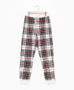 【SALE/20%OFF】KID BLUE (U)24ストレッチシャギータータンチェック ロングボトムス キッドブルー インナー・ルームウェア その他のインナー...