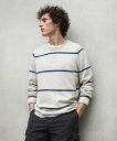 【SALE/34%OFF】ECOALF BARCO ボーダー ニット / BARCOALF KNIT MAN エコアルフ トップス ニット ホワイト ネイビー【送料無料】(4)