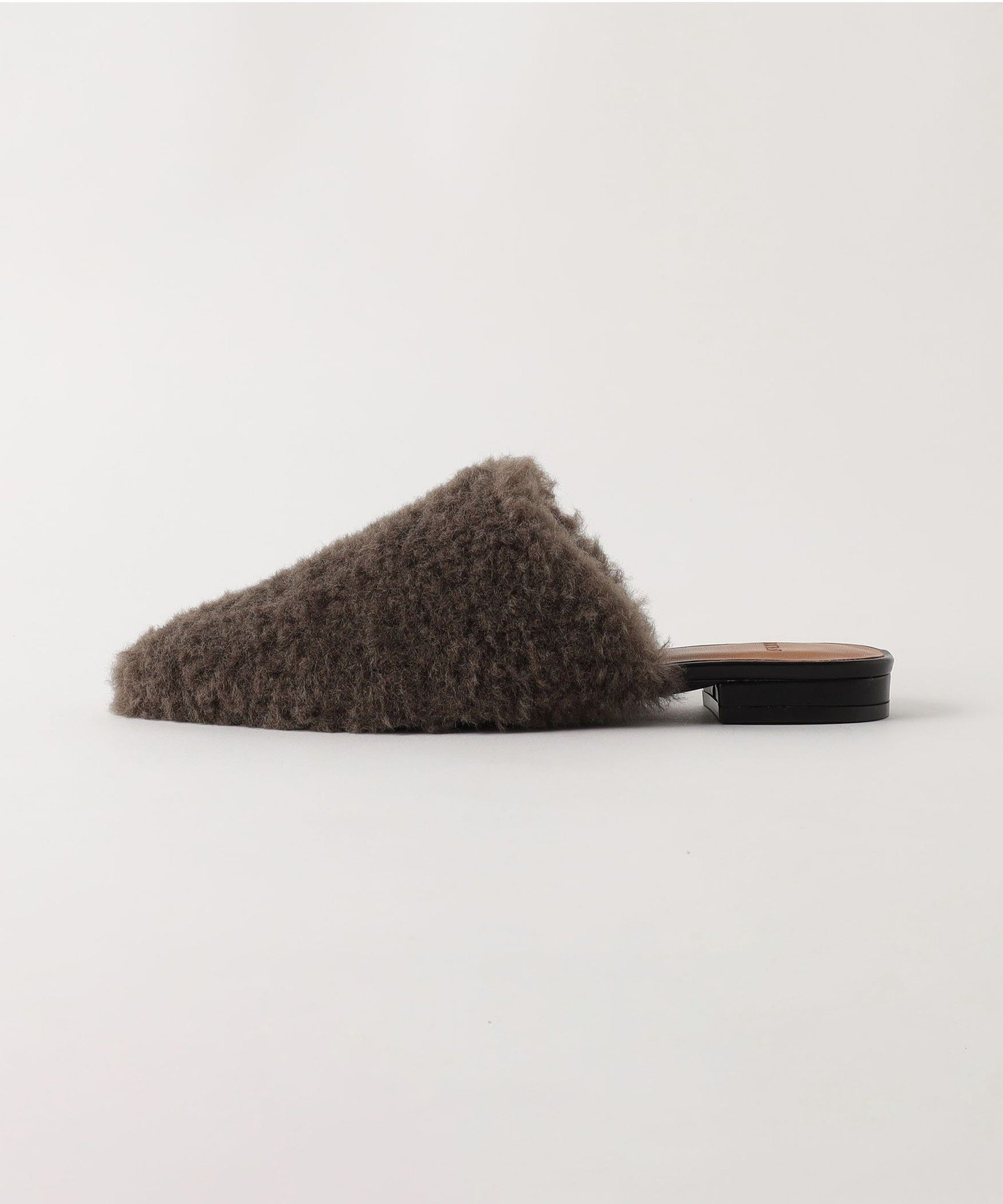 【SALE／70%OFF】UNITED ARROWS green label relaxing ＜RUBAN＞ボア スライドミュール ユナイテッドアローズ アウトレット シューズ・靴 その他のシューズ・靴 グリーン