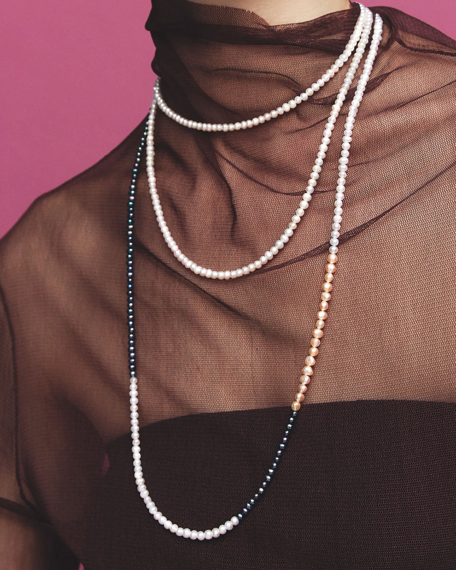les bon bon les bonbon/encounter long necklace NV/エンカウンター ロング ネックレス フォブ アクセサリー・腕時計 ネックレス ネイビー【送料無料】