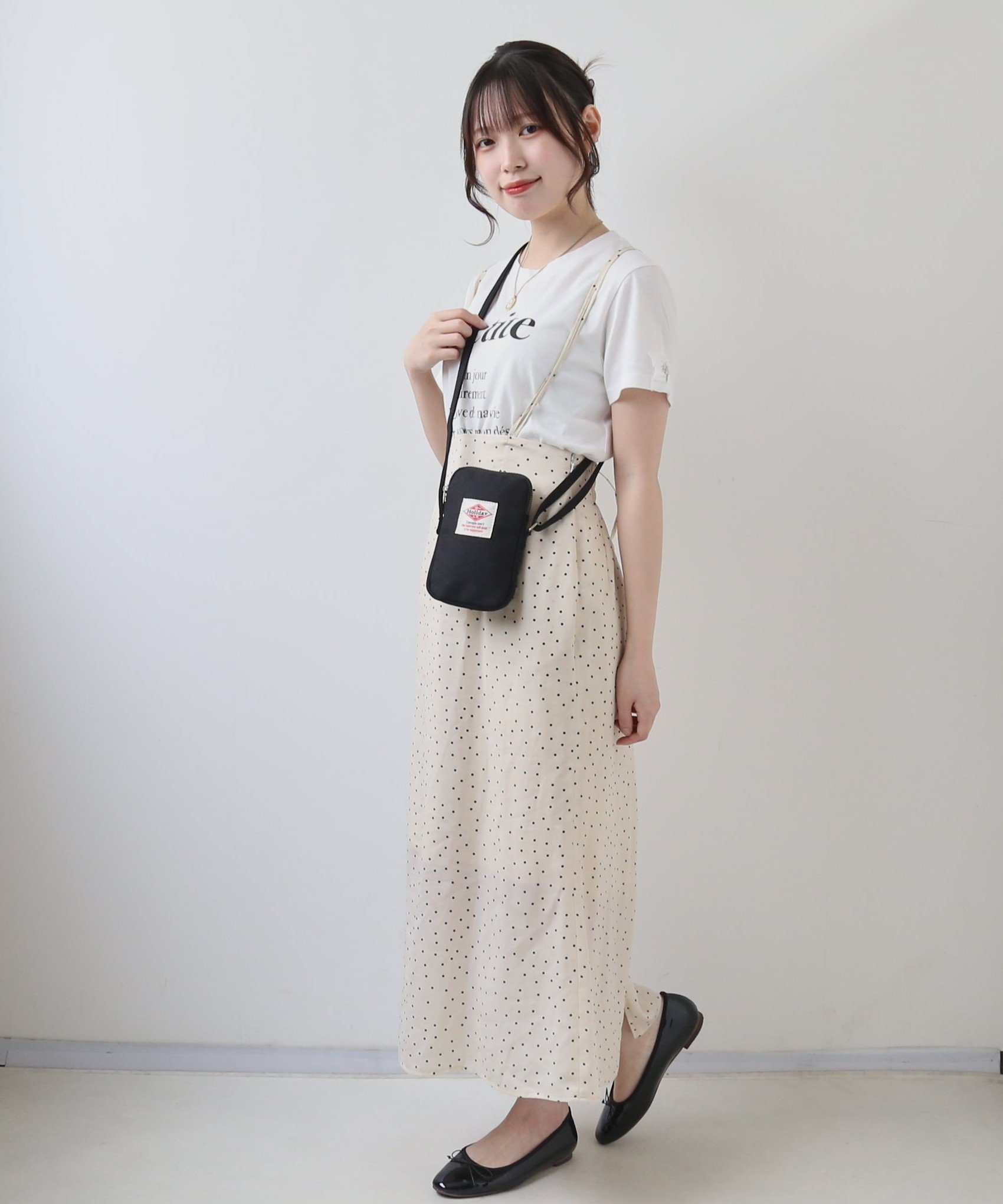 Holiday A.M. Holiday A.M. KB185 キャンバスカラーショルダー ローラ バッグ ショルダーバッグ イエロー