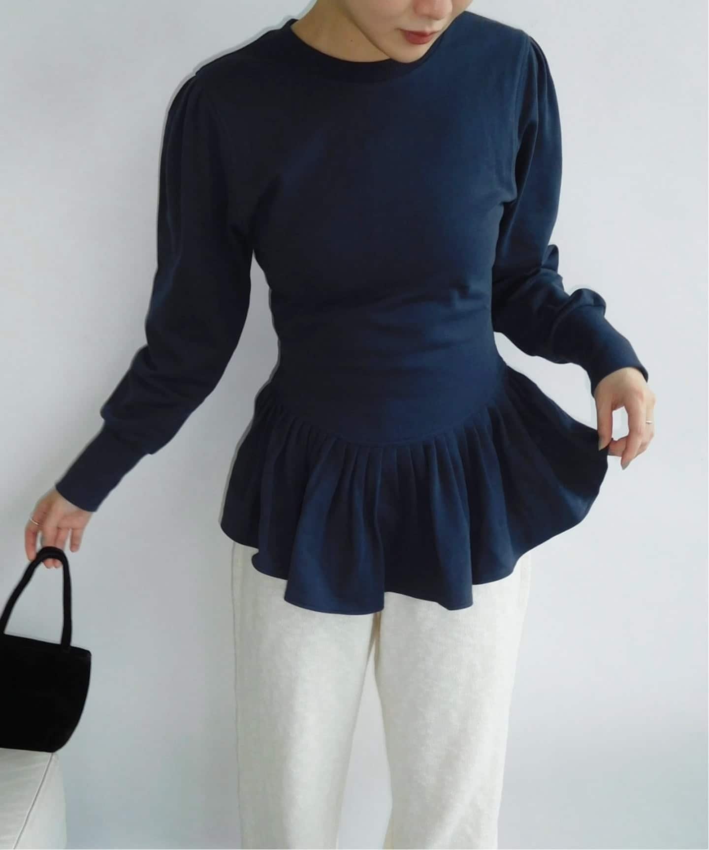 EDIT.FOR LULU angielala LULU ペプラムスウェット エディット フォー ルル トップス カットソー・Tシ..