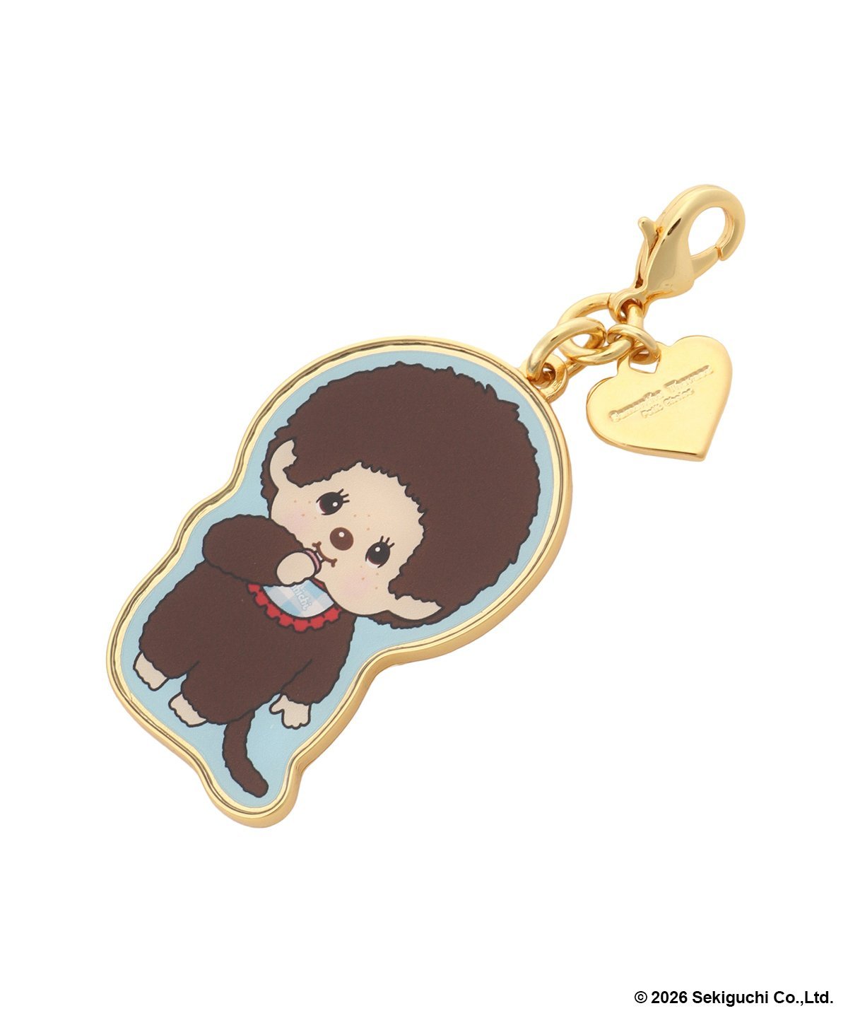 Samantha Thavasa Petit Choice 『モンチッチ』コレクション 「モンチッチくん」ファスナーチャーム サマンサタバサプチチョイス ファッション雑貨 チャーム・キーチェーン ゴールド【送料無料】