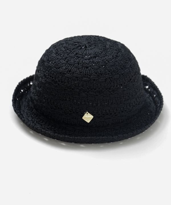 【SALE／10%OFF】欧州航路 【欧州航路】スールボーラーハット アミナコレクション 帽子 ハット ブラック ベージュ ブラウン