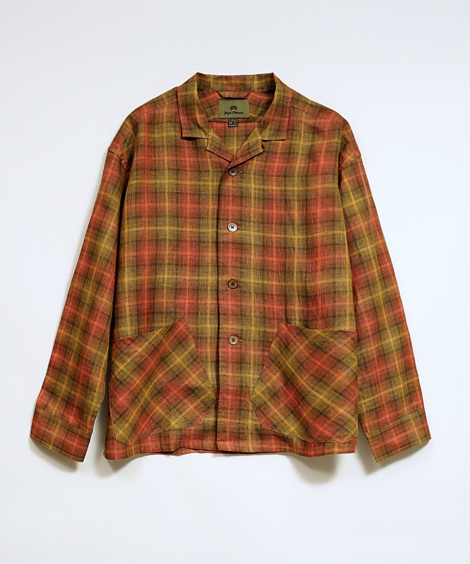 Nigel Cabourn 【公式】ナイジェル・ケーボン / MAN / フレンチチョアジャケット - ヘン ナイジェル・ケーボン トップス シャツ・ブラウス グリーン レッド【送料無料】