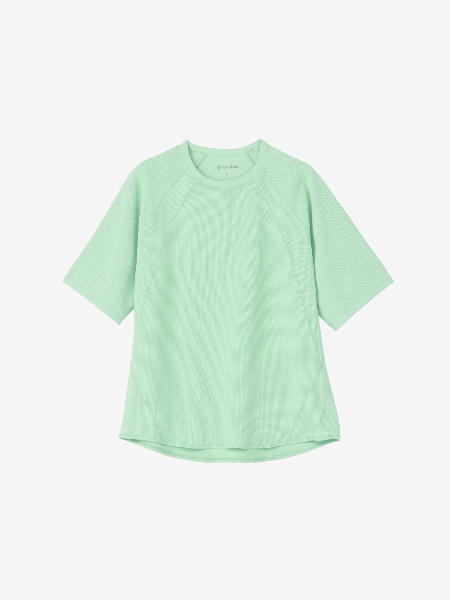 Goldwin 【公式】メッシュワッフルアクチノイドティーシャツ(ユニセックス) ゴールドウイン トップス カットソー・Tシャツ グリーン グレー ホワイト【送料無料】