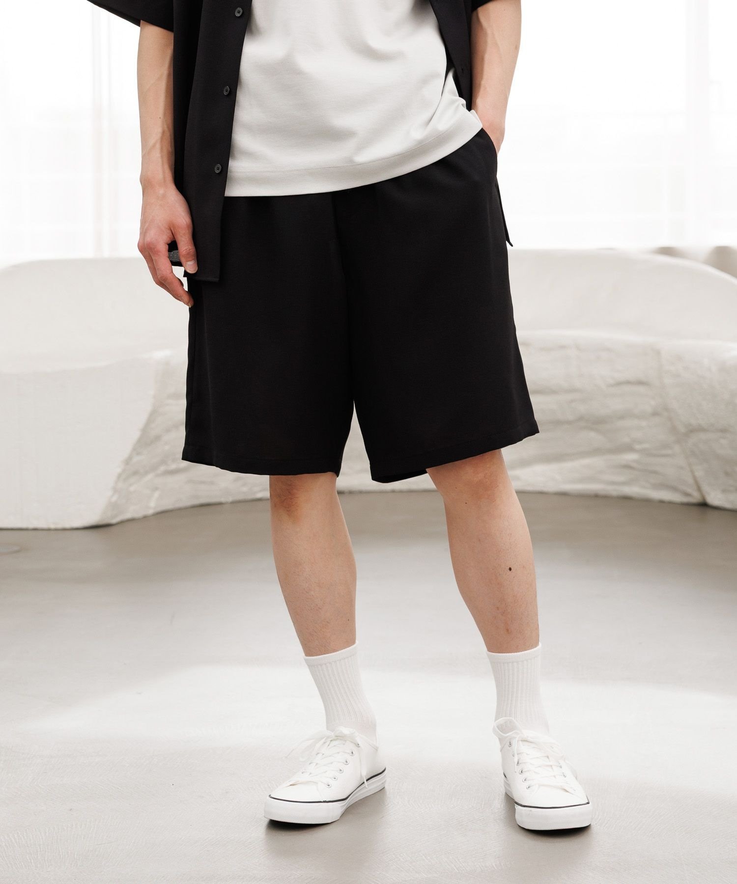 AiryBreeze/ショーツ/647044 グローバルワーク パンツ その他のパンツ ブラック ブラウン ネイビー