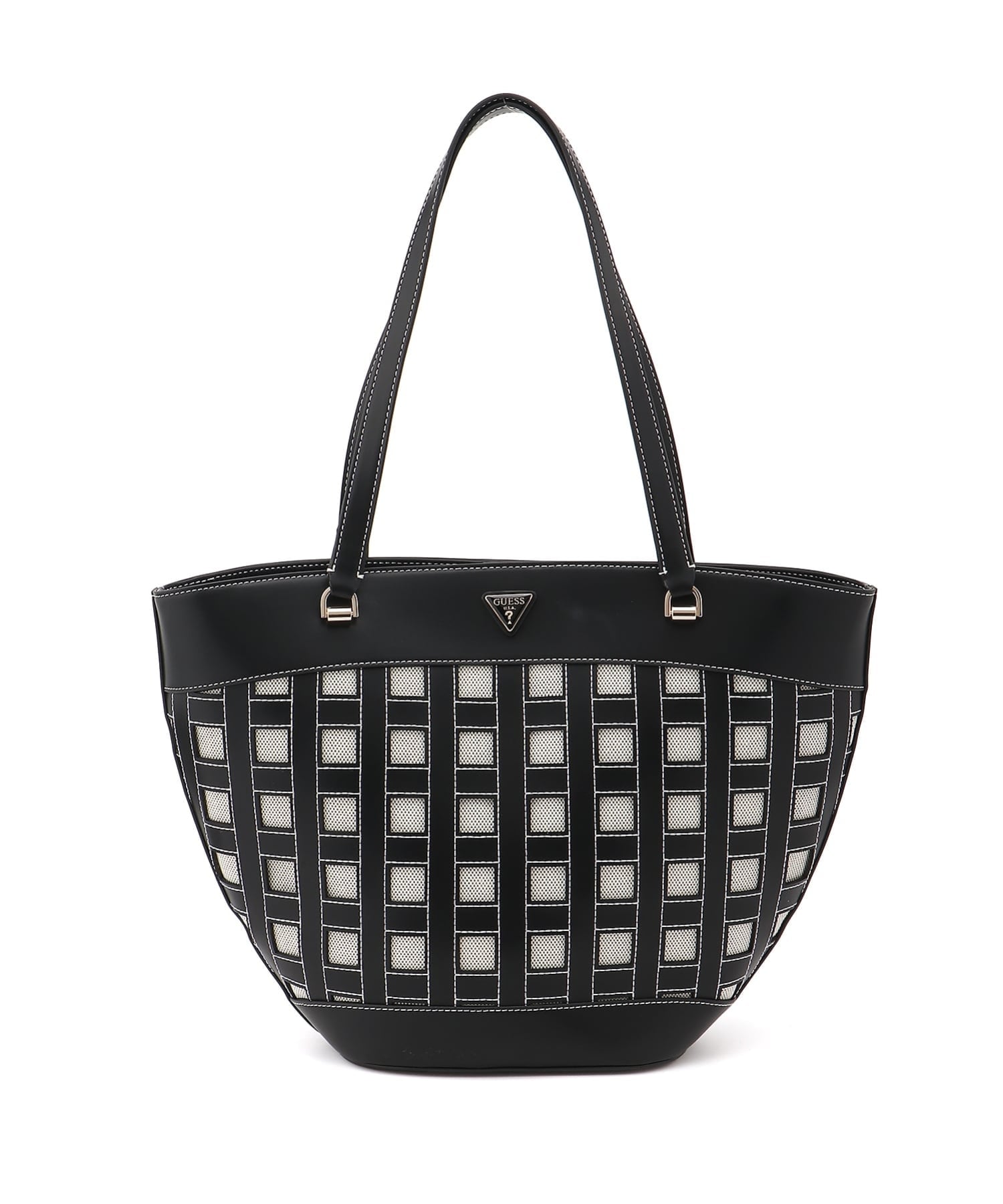 GUESS/(W)FRANKIE Tote トートバッグ ゲス バッグ トートバッグ ブラウン ブラック