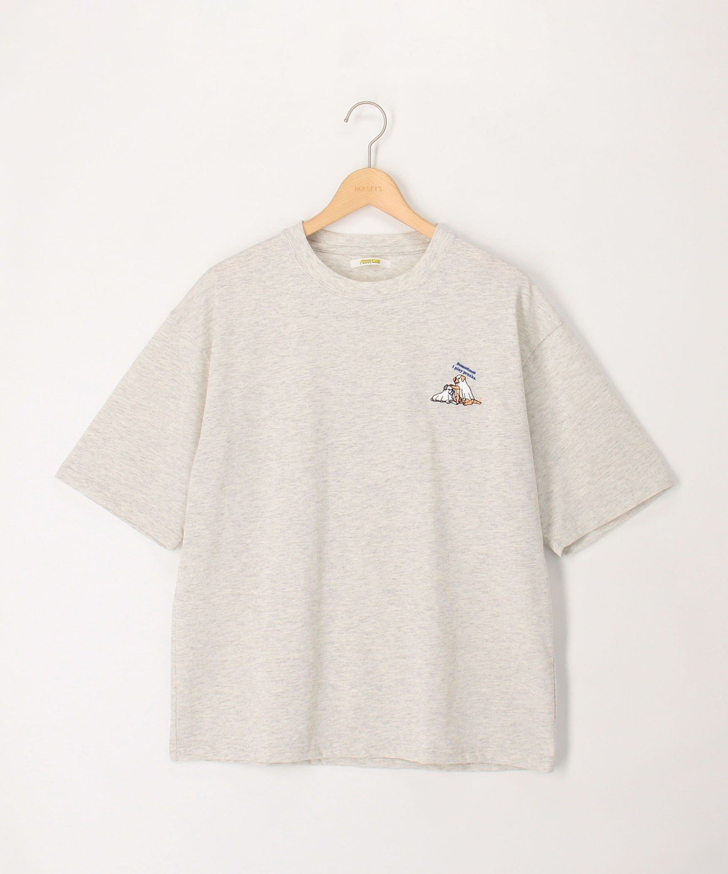 【FREDYMAC/フレディマック】【play pranks】お化け刺繍 度詰め天竺 ショートスリーブTEE フレディ アンド グロスター トップス カットソー・Tシャツ ホワイト グレー ブラック