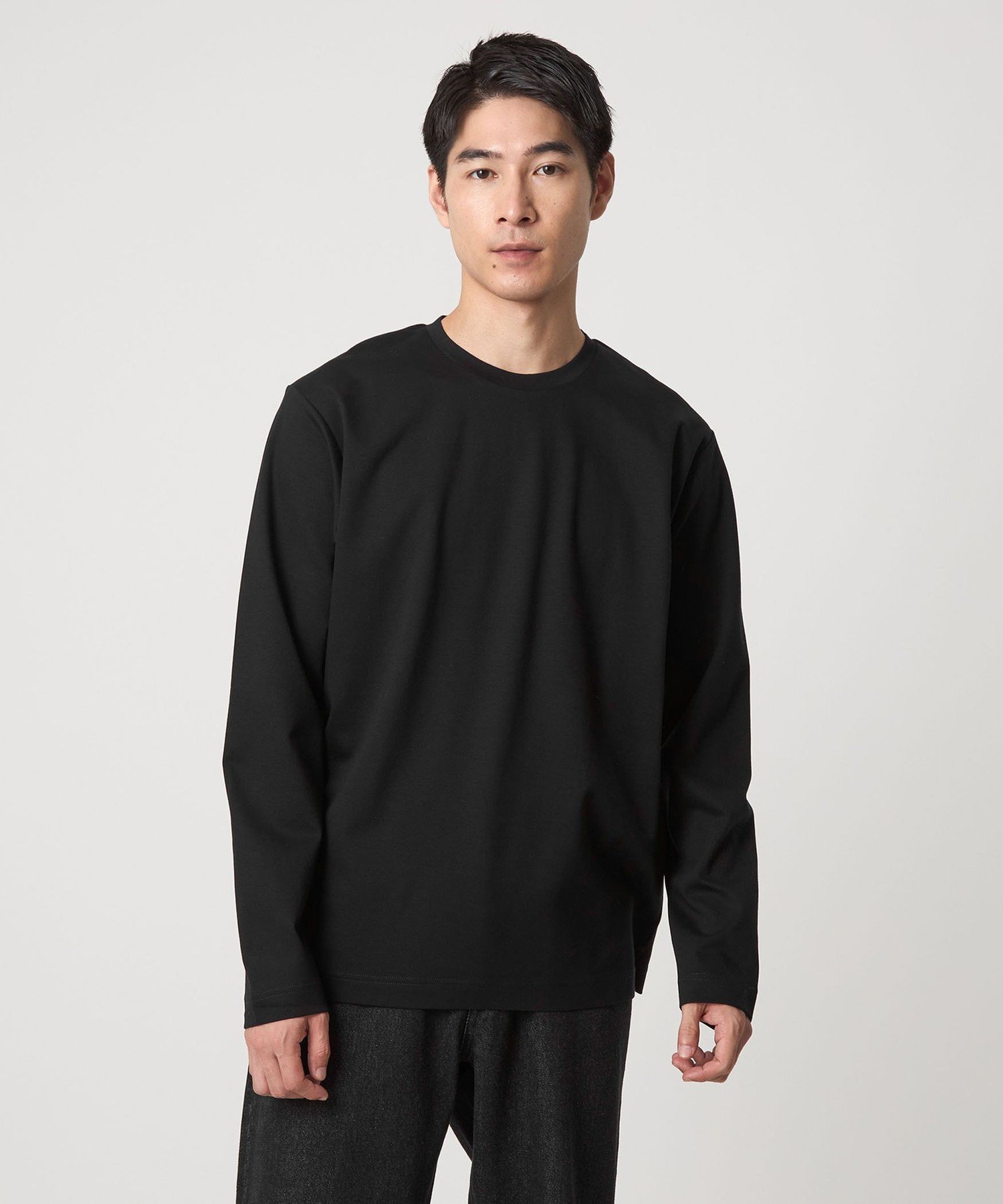 【SALE／30%OFF】UNITED ARROWS green label relaxing オーガニック コットン ポンチ クルーネック Tシャツ ユナイテッドアローズ アウトレット トップス カットソー・Tシャツ ホワイト グレー ブラック ワインレッド【送料無料】 stylife-15695788 Rakuten Fashion サンプル画像3