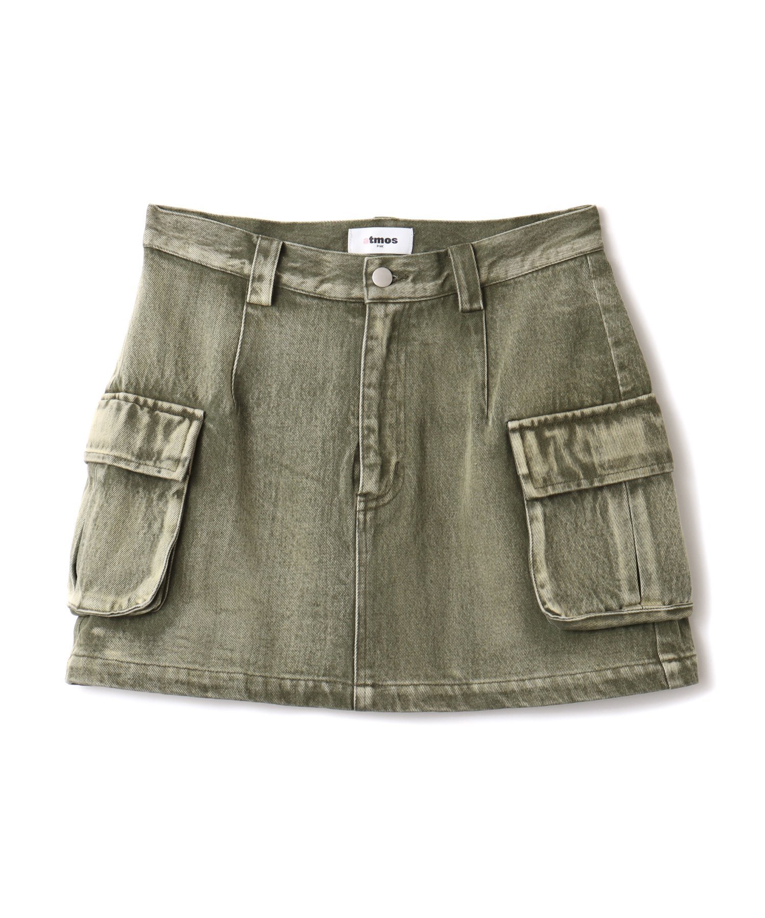 atmos pink atmos pink Cargo Mini Skirt KHAKI アトモス スカート その他のスカート カーキグリーン【送料無料】