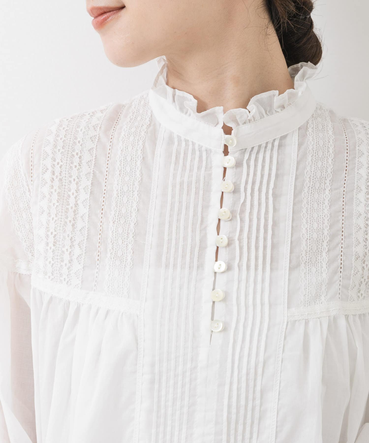 Picchi Nia GENTLE WHITE アーバンリサーチ トップス シャツ・ブラウス ホワイト