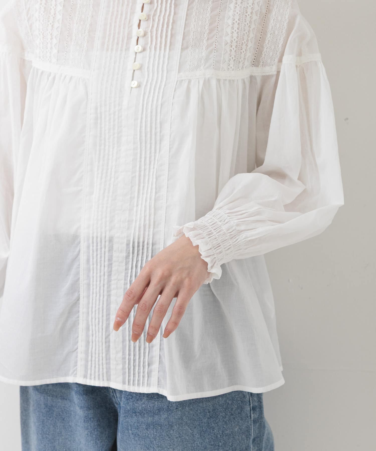 Picchi Nia GENTLE WHITE アーバンリサーチ トップス シャツ・ブラウス ホワイト