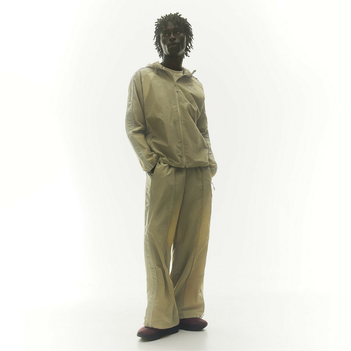 メンズ ラン カルチャー コレクティブ T7 リラックスド ウーブン トラックジャケット RUN CULTURE COLLECTIVEJacket プーマ ジャケット・アウター その他のジャケット・アウター
