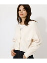 【SALE/50%OFF】AZUL by moussy BUTTON SHORT CARDIGAN/ボタンショートカーディガン アズールバイマウジー ニット カーディガン ホワイト ブラック カーキ