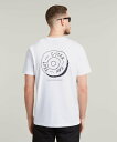 G-Star RAW yVbvzBUTTON ILLUSTRATION T-SHIRT/{^CXgOtBbNST W[X^[D gbvX Jbg\[ETVc zCgyz