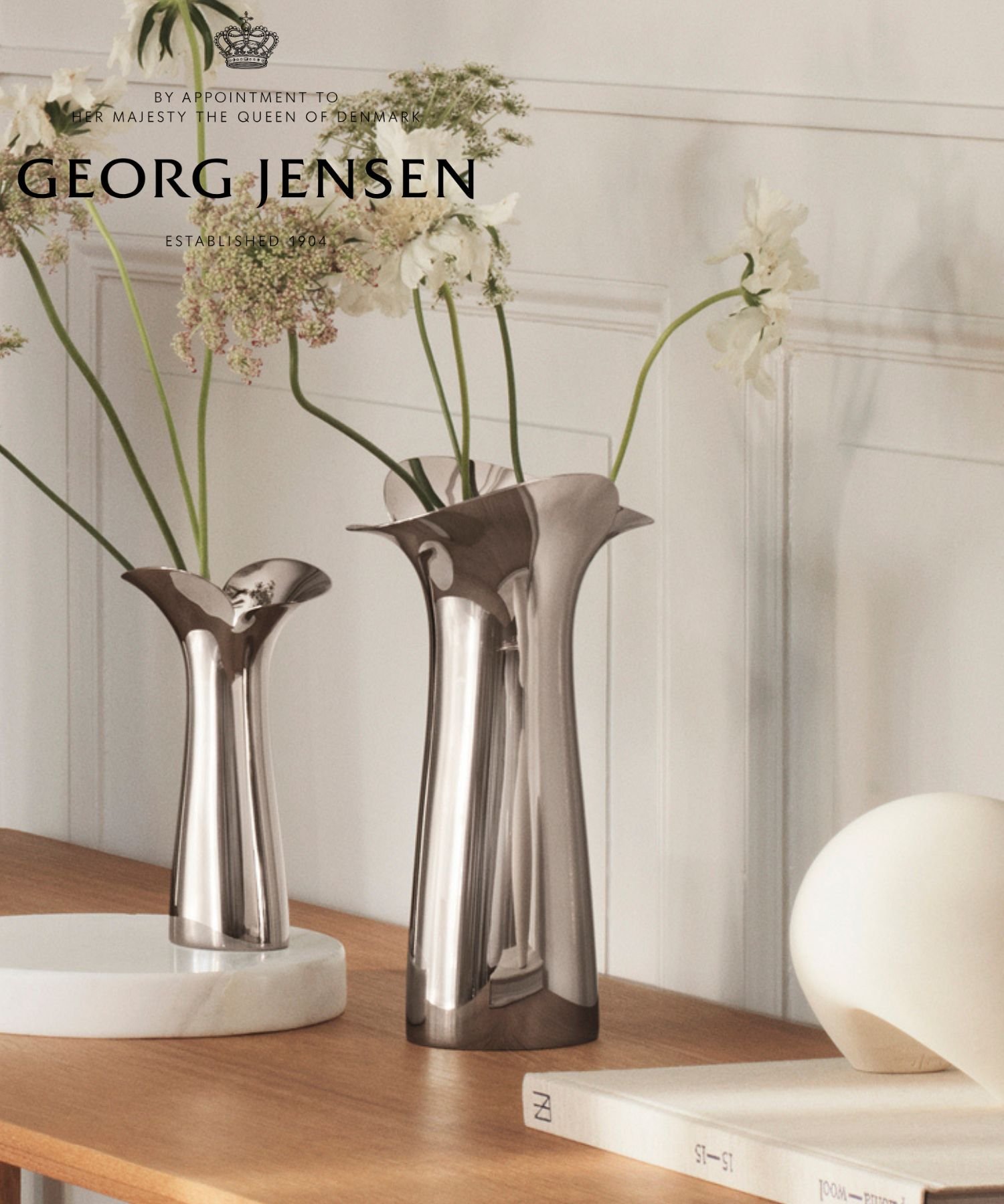 GEORG JENSEN [公式] ジョージジェンセン BLOOM ヴェース M ジョージ ジェンセン インテリア・生活雑貨 フラワーベース・花瓶【送料無料】