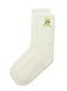 【SALE/30%OFF】SNIDEL HOME 【Melty】ベアソックス スナイデルホーム 靴下・レッグウェア レッグウォーマー ホワイト レッド