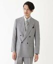 TAKEO KIKUCHI 【THE FLAGSHIP】キューバビーチリネン ダブルブレステッドスーツ タケオキクチ スーツ・フォーマル セットアップスーツ グ...