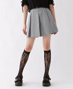 【SALE/50%OFF】repipi armario 【ベルト付き】ジュエルプリーツスカート レピピアルマリオ スカート ミニスカート ブラック グレー ベージュ