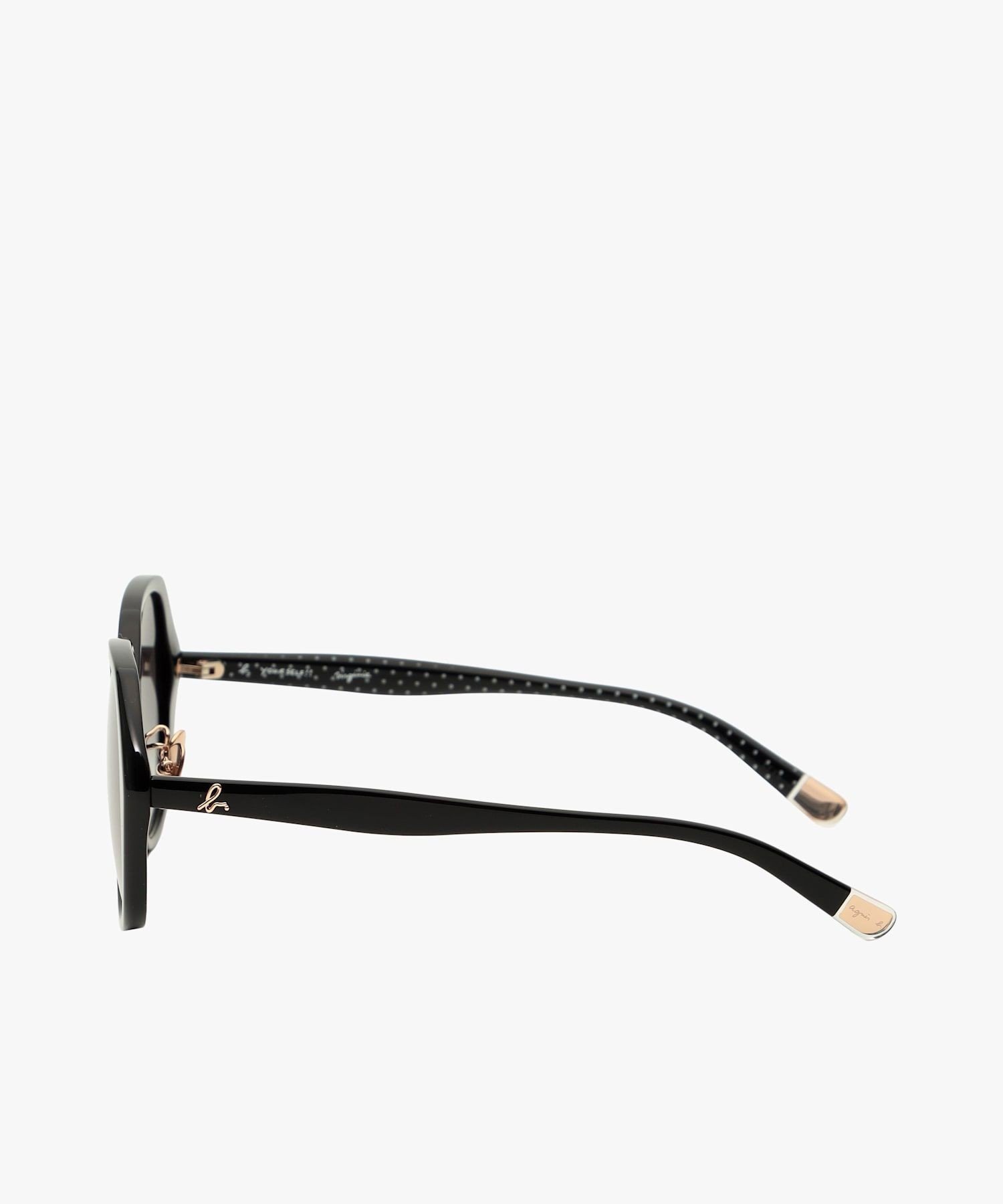 agnes b. FEMME サングラス "Virginie" アニエスベー ファッション雑貨 サングラス ブラック【送料無料】