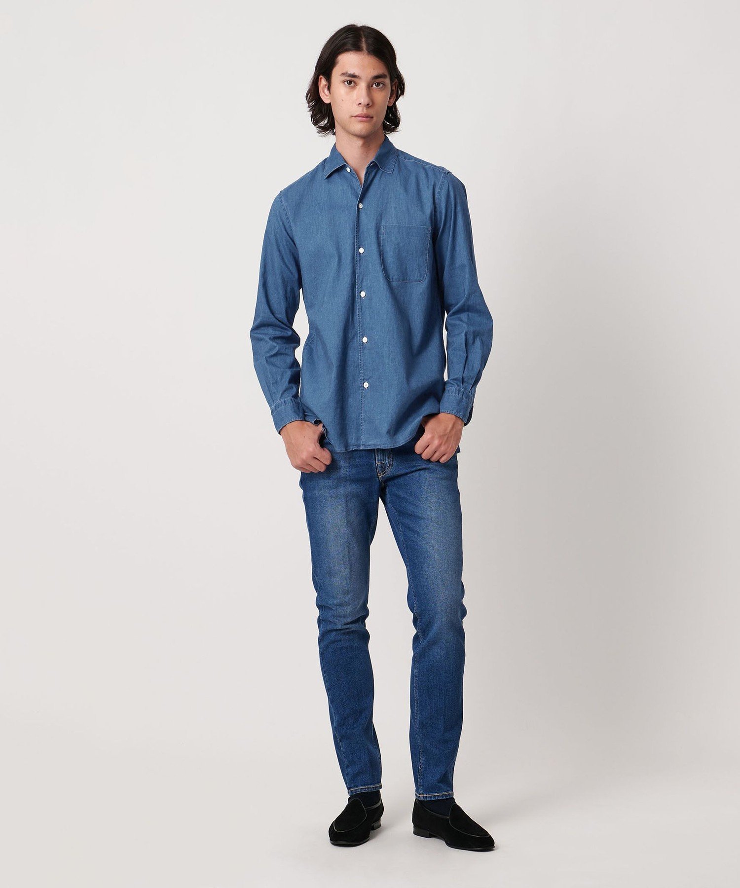 【SALE／30%OFF】UNITED ARROWS インディゴ 1ポケット シャツ ユナイテッドアローズ アウトレット トップス シャツ・ブラウス【送料無料】