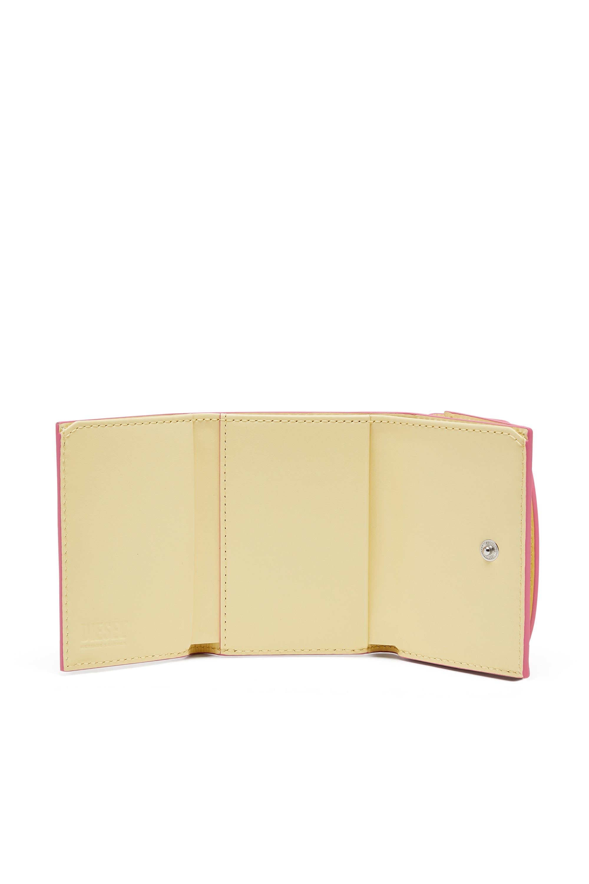 ウィメンズ 三つ折りウォレット 1DR TRI FOLD COIN XS ディーゼル 財布・ポーチ・ケース 財布 イエロー