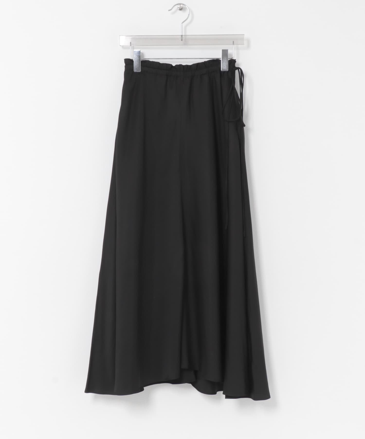 【SALE／50%OFF】URBAN RESEARCH RECTO FLUID LONG SKIRT アーバンリサーチ スカート その他のスカート ブラック【送料無料】