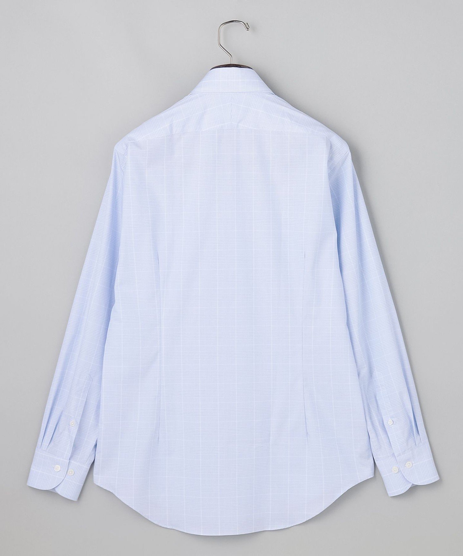 【形態安定】PREMIUMPLEATS_ワイドカラー _通年ドレスシャツ(26年春夏限定色) ゴタイリク トップス シャツ・ブラウス ブルー